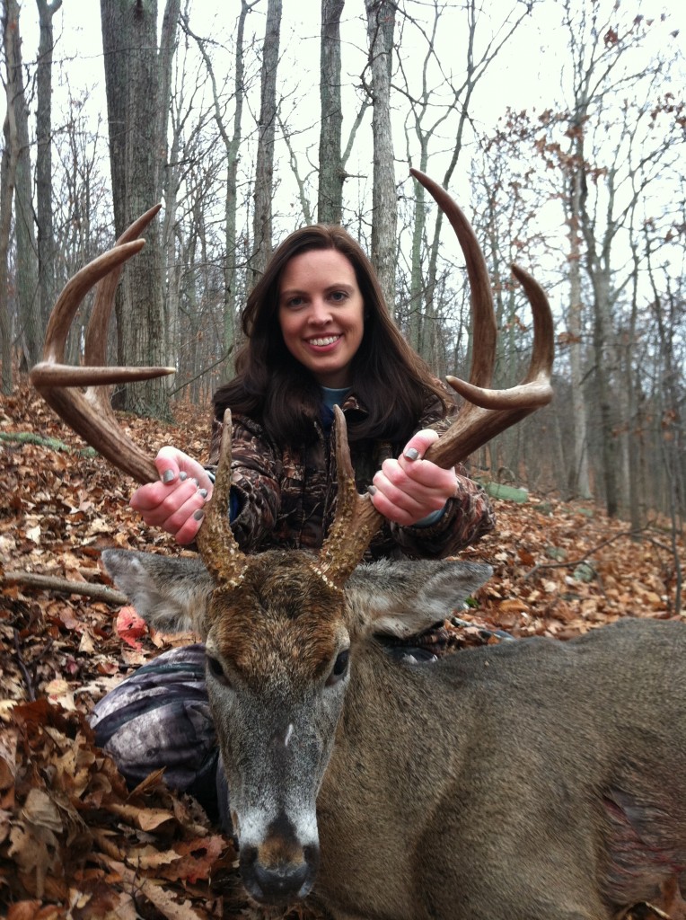 Stephanie and her buck