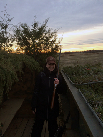 CITNB Co-Founder Heather on her first hunt.